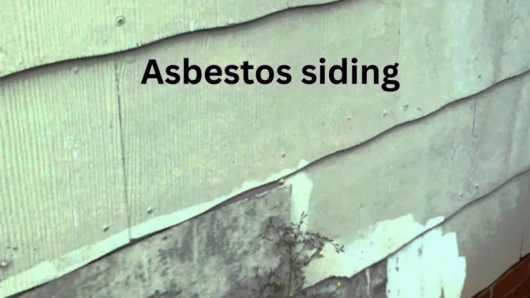 Asbestos siding