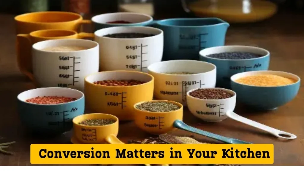 Conversion Matters in Your Kitchen
