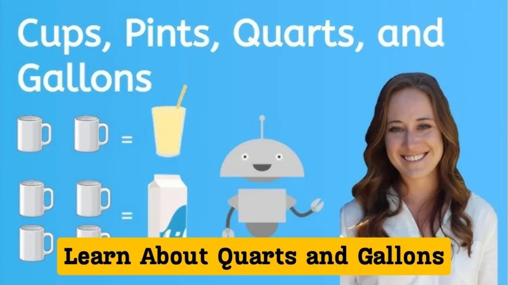 Learn About Quarts and Gallons