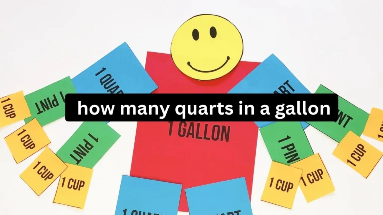 how many quarts in a gallon