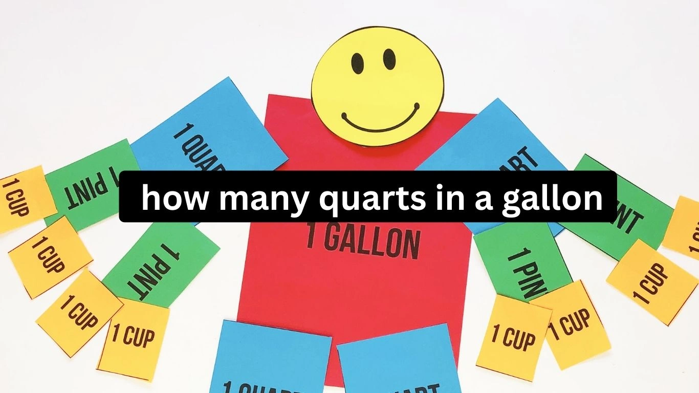 how many quarts in a gallon