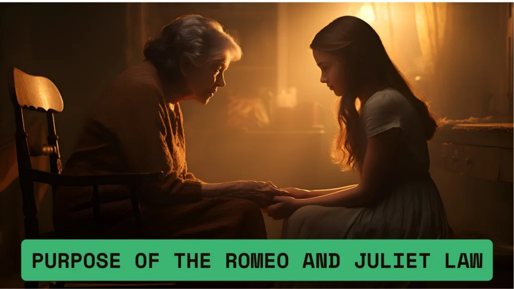 Purpose of the Romeo and Juliet Law