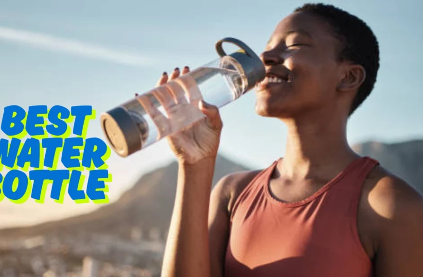 A girl drinking from the best water bottle, staying hydrated and refreshed outdoors.