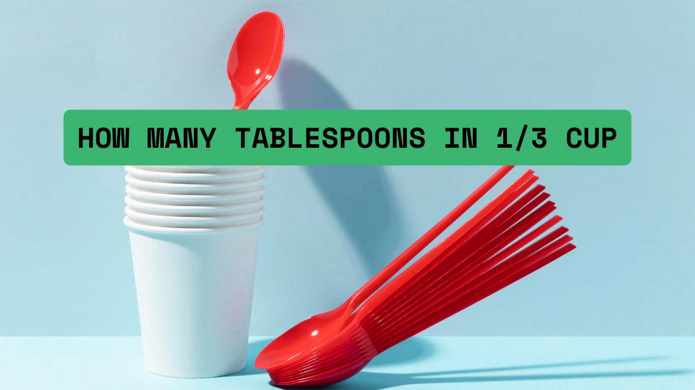 how many tablespoons in 1/3 cup
