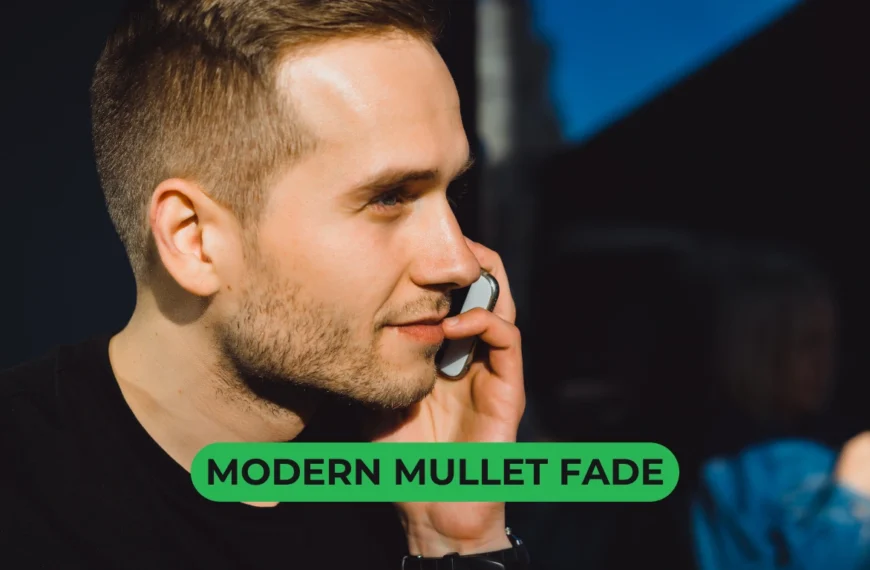 modern mullet fade