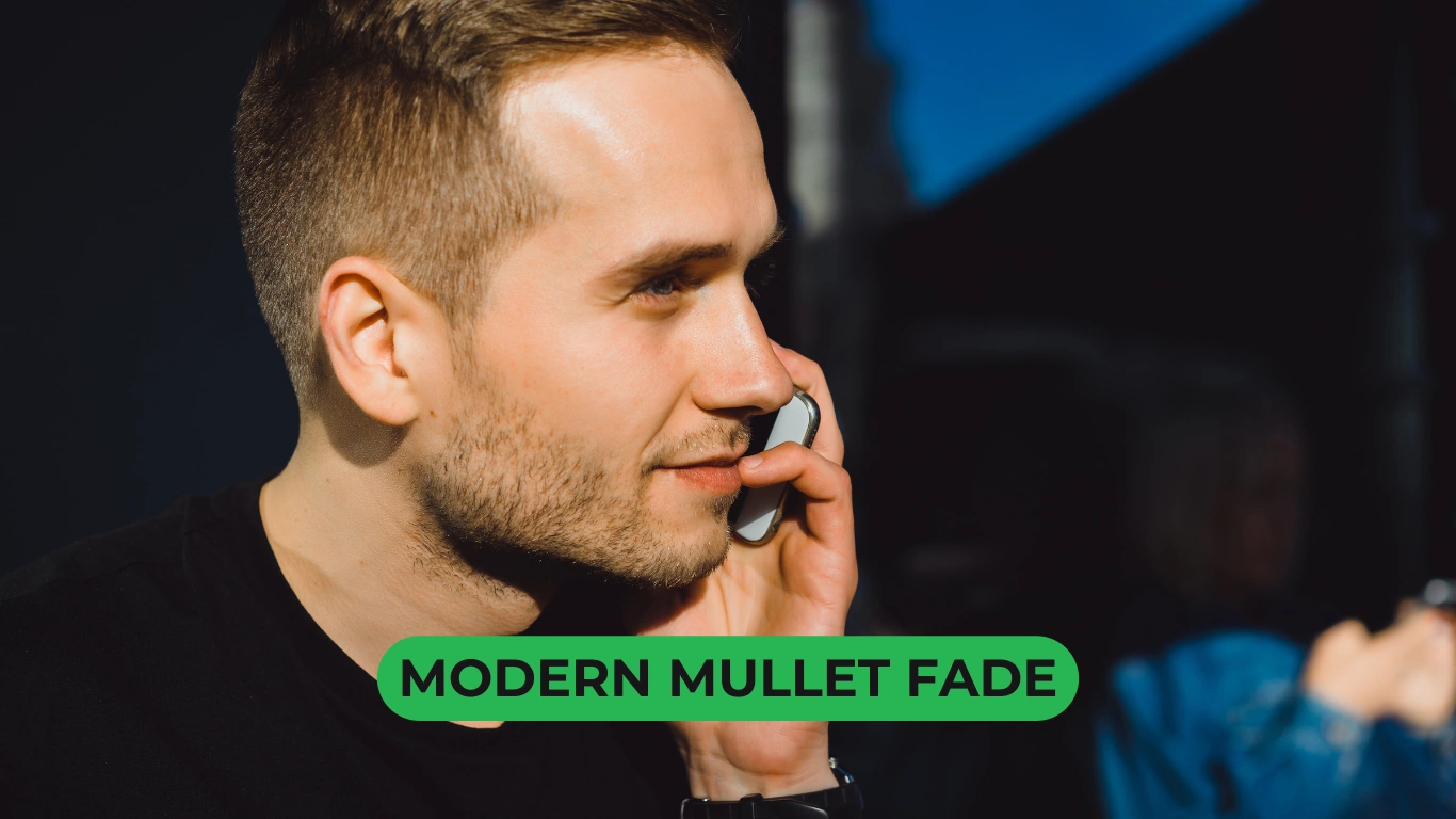 modern mullet fade