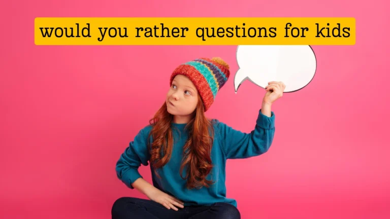 would you rather questions for kids