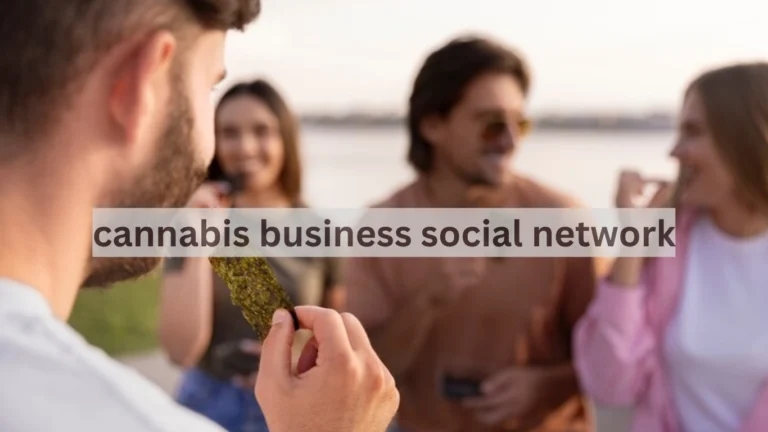 cannabis business social network