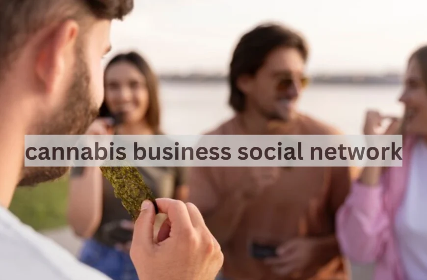 cannabis business social network