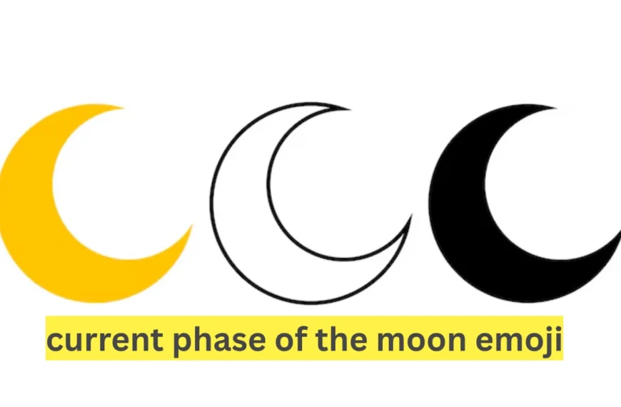 current phase of the moon emoji