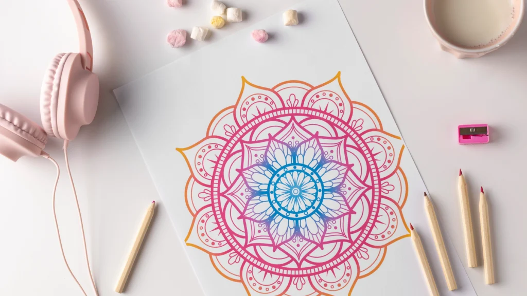 Mandala Coloring You Can Try