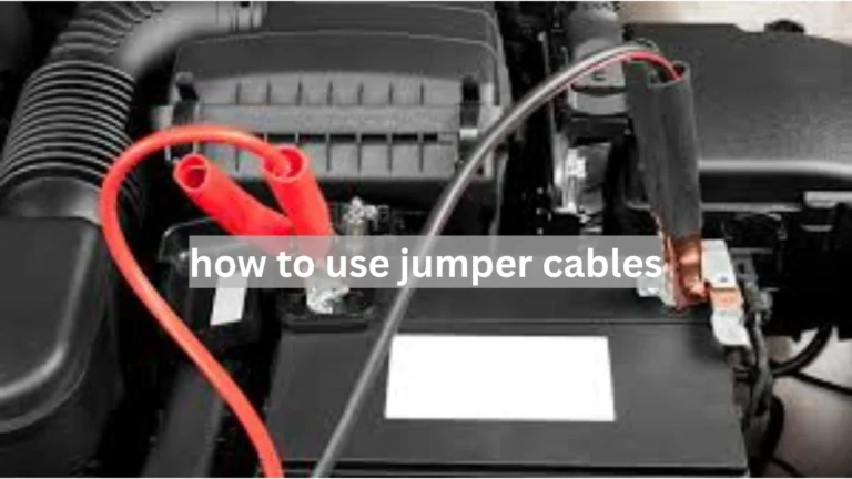 how to use jumper cables