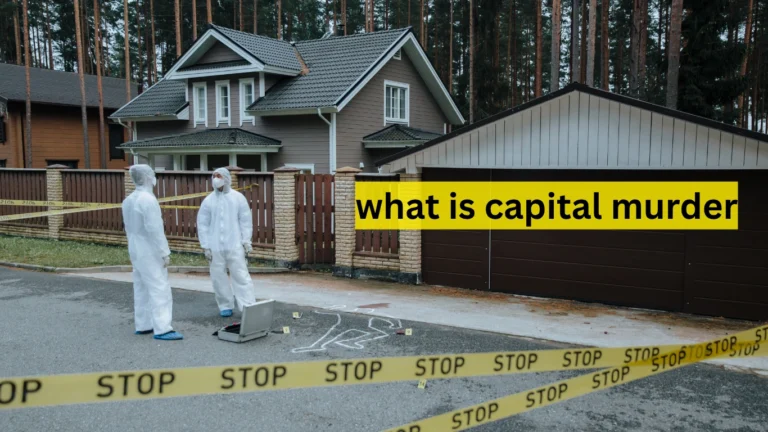 what is capital murder