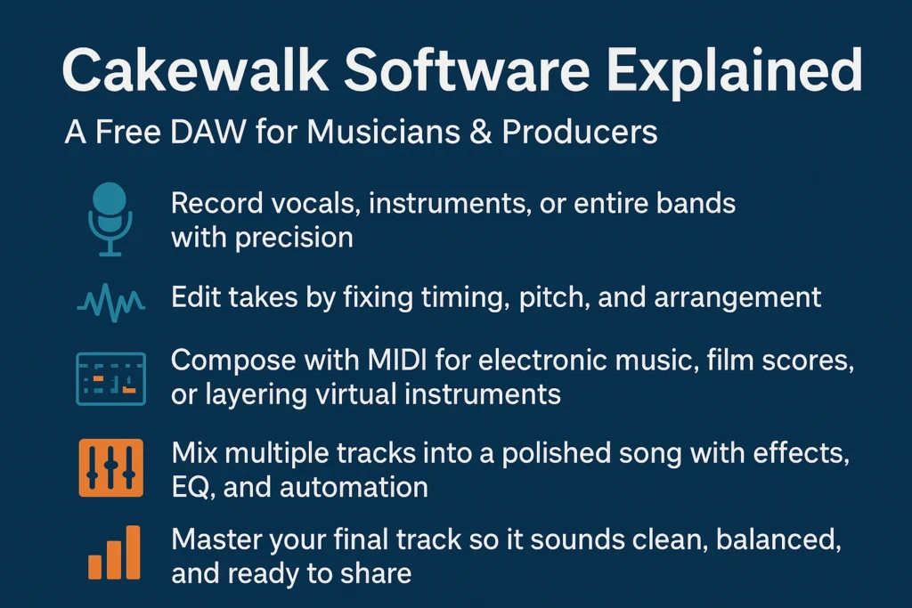 Cakewalk Software Explained