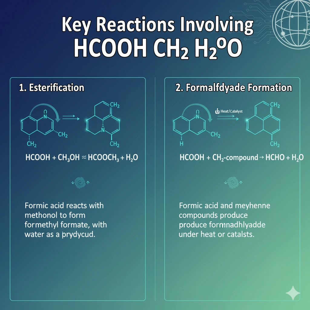 Key Reactions Involving HCOOH CH2 H2O