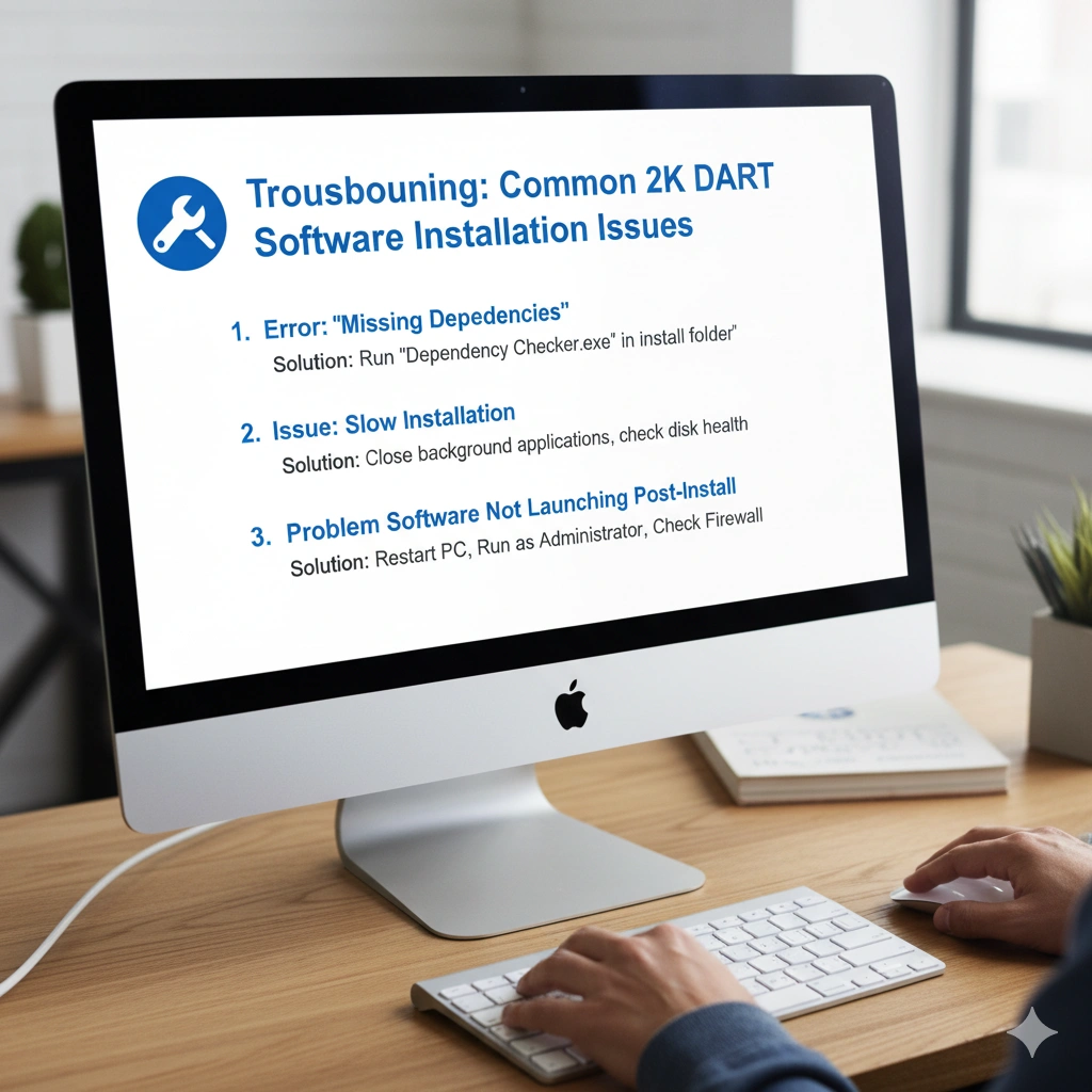 Troubleshooting: Common Installation Issues OF  2K Dart Software