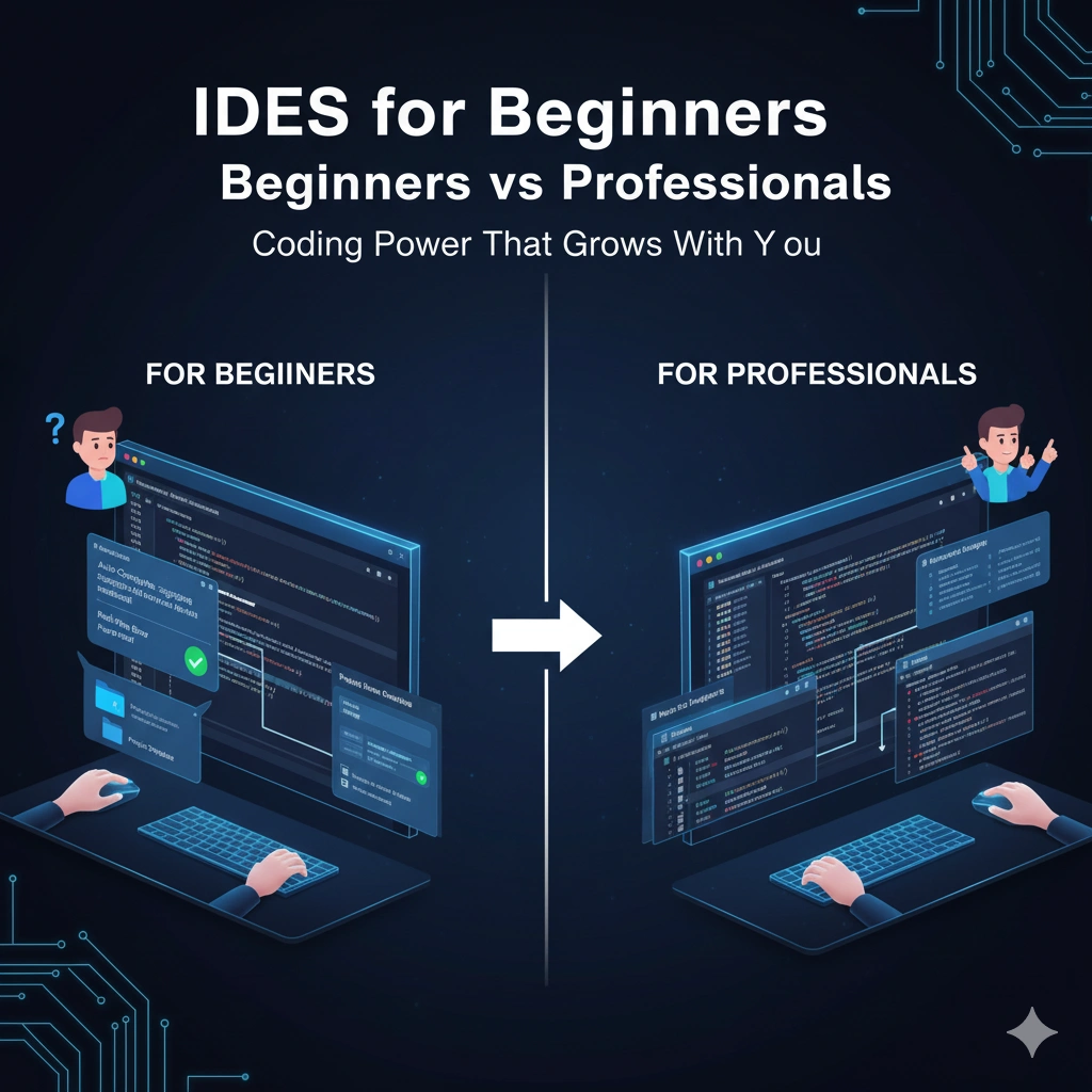 What is an IDE for Beginners vs. Professionals