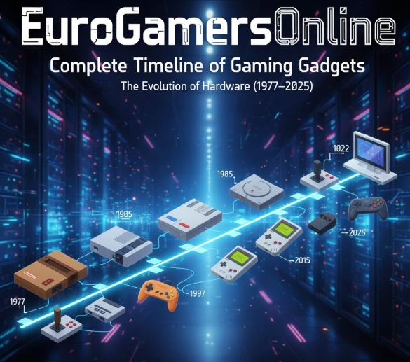 Complete Timeline of Gaming Gadgets — The Evolution of Hardware (1977–2025)
