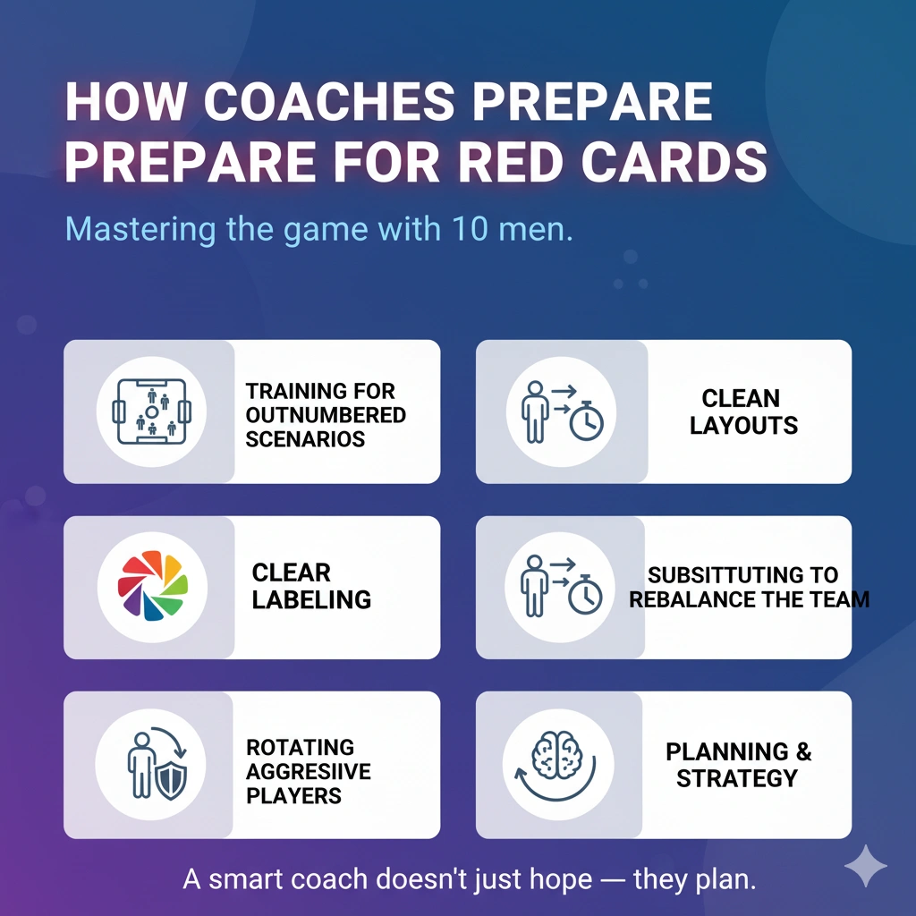 How Coaches Prepare for Red Cards