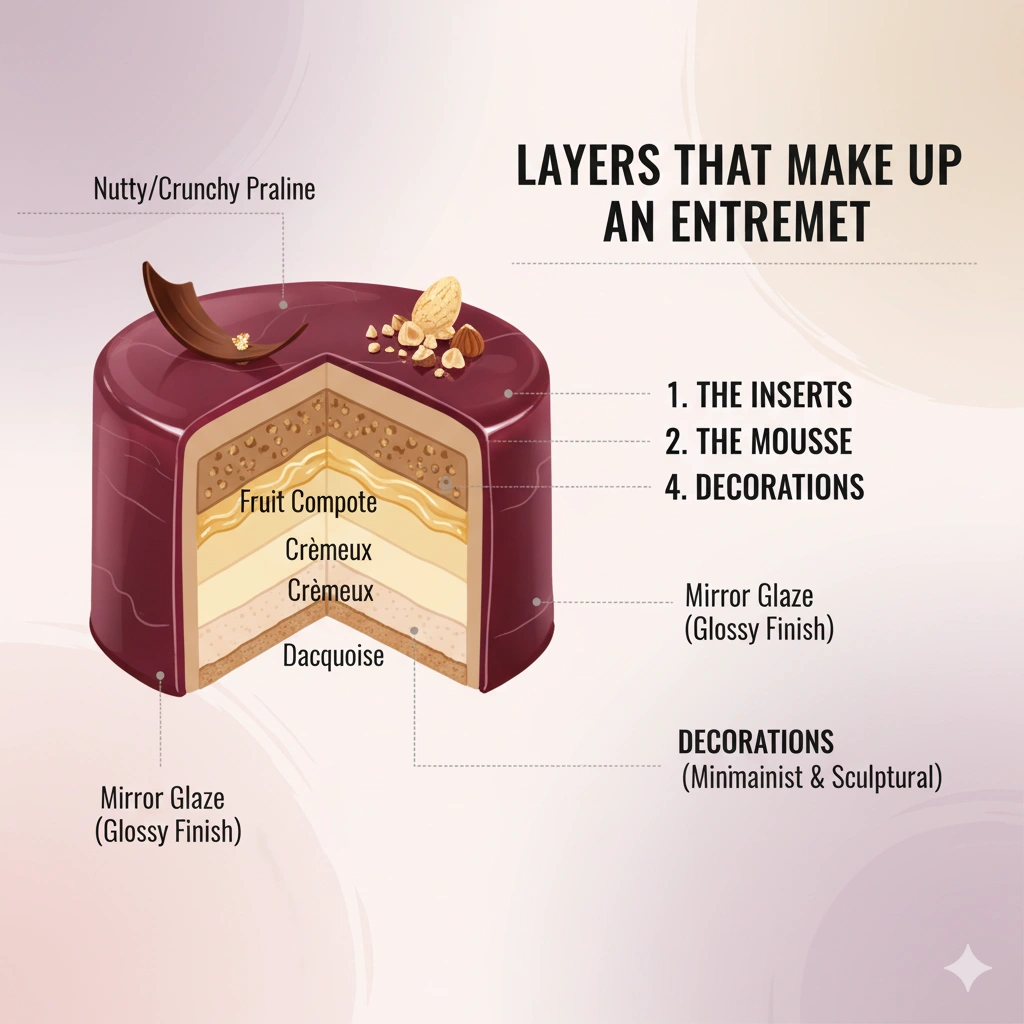 Layers That Make Up an Entremet