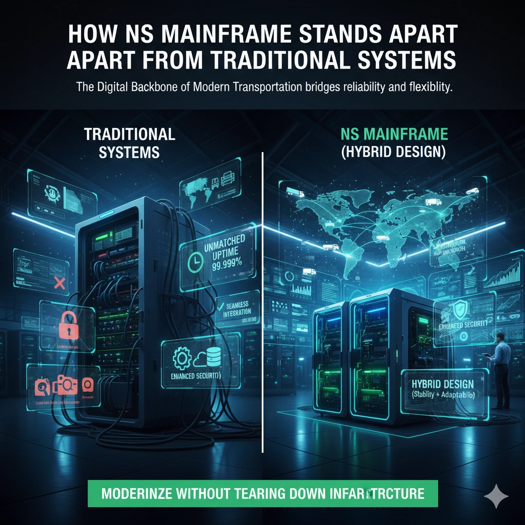 NS Mainframe Stands Apart from Traditional Systems