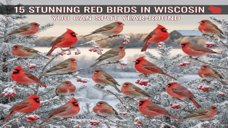 Stunning Red Birds in Wisconsin You Can Spot Year-Round