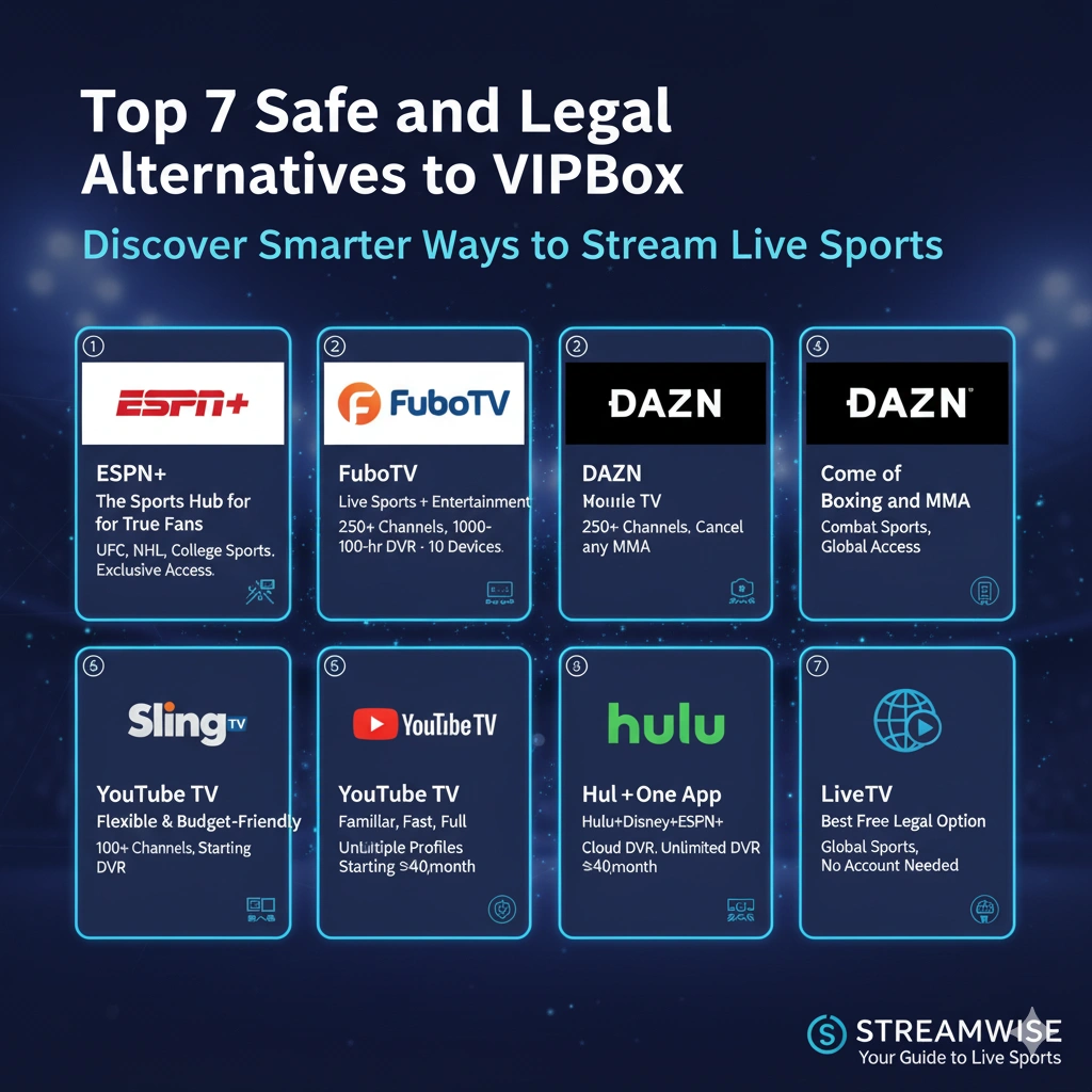 Top 7 Safe and Legal Alternatives to VIPBox