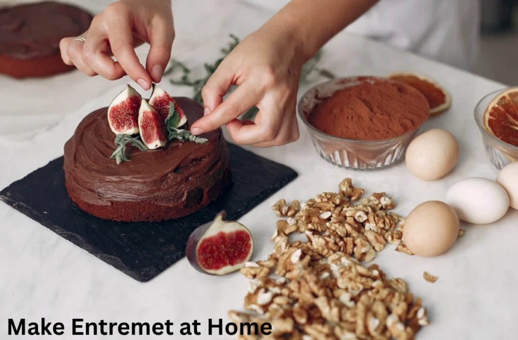 Step-by-step guide on how to make entremet with chocolate layers