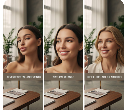  Lip Fillers – Temporary Enhancements or Natural Changes