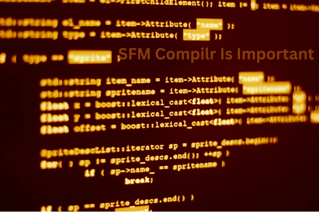 SFM Compiler interface showing 3D model compilation